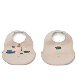 Bavoirs à Imprimé EMBER, Lot de 2