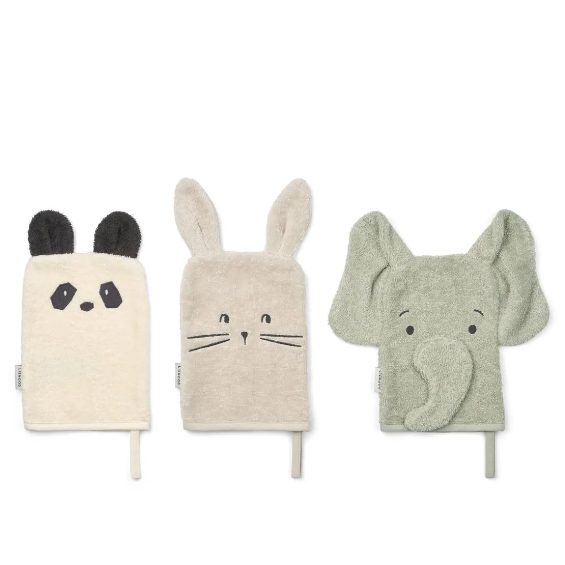Gants de Toilette SYLVESTER, Lot de 3