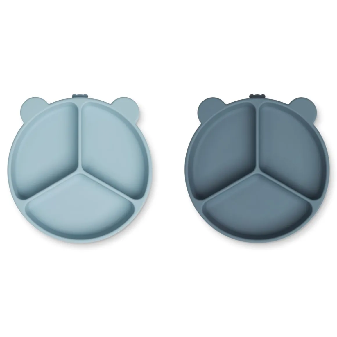 Lot de 2 assiettes à compartiment Stacy