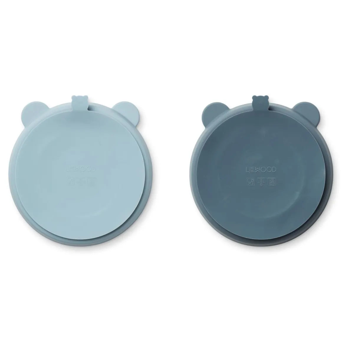 Lot de 2 assiettes à compartiment Stacy
