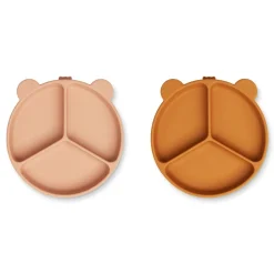 Lot de 2 assiettes à compartiment Stacy