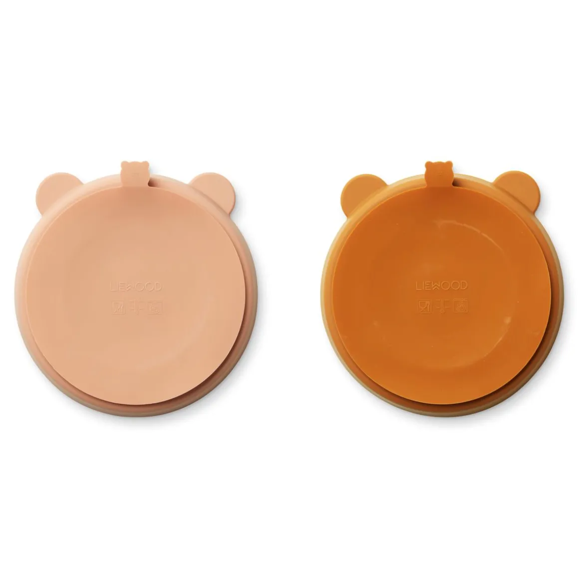 Lot de 2 assiettes à compartiment Stacy