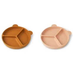 Lot de 2 assiettes à compartiment Stacy