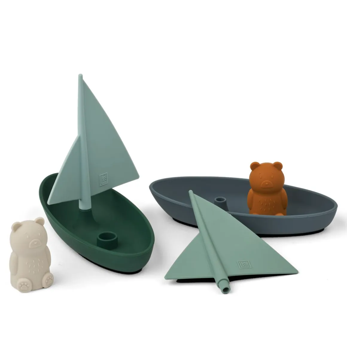 Lot de 2 bateaux-jouets Ensley