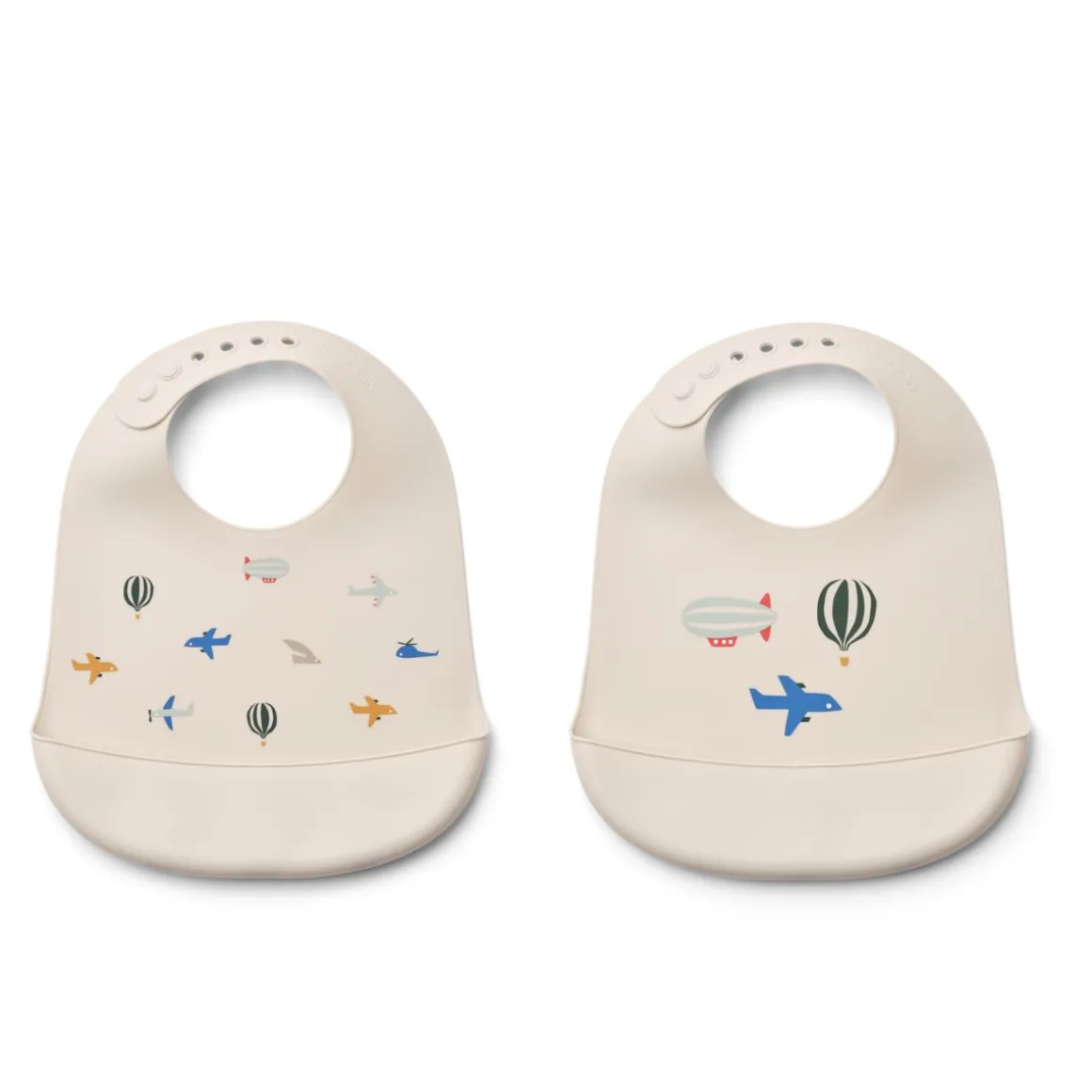 Lot de 2 bavoirs en silicone Tilda
