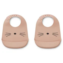 Lot de 2 bavoirs en silicone Tilda