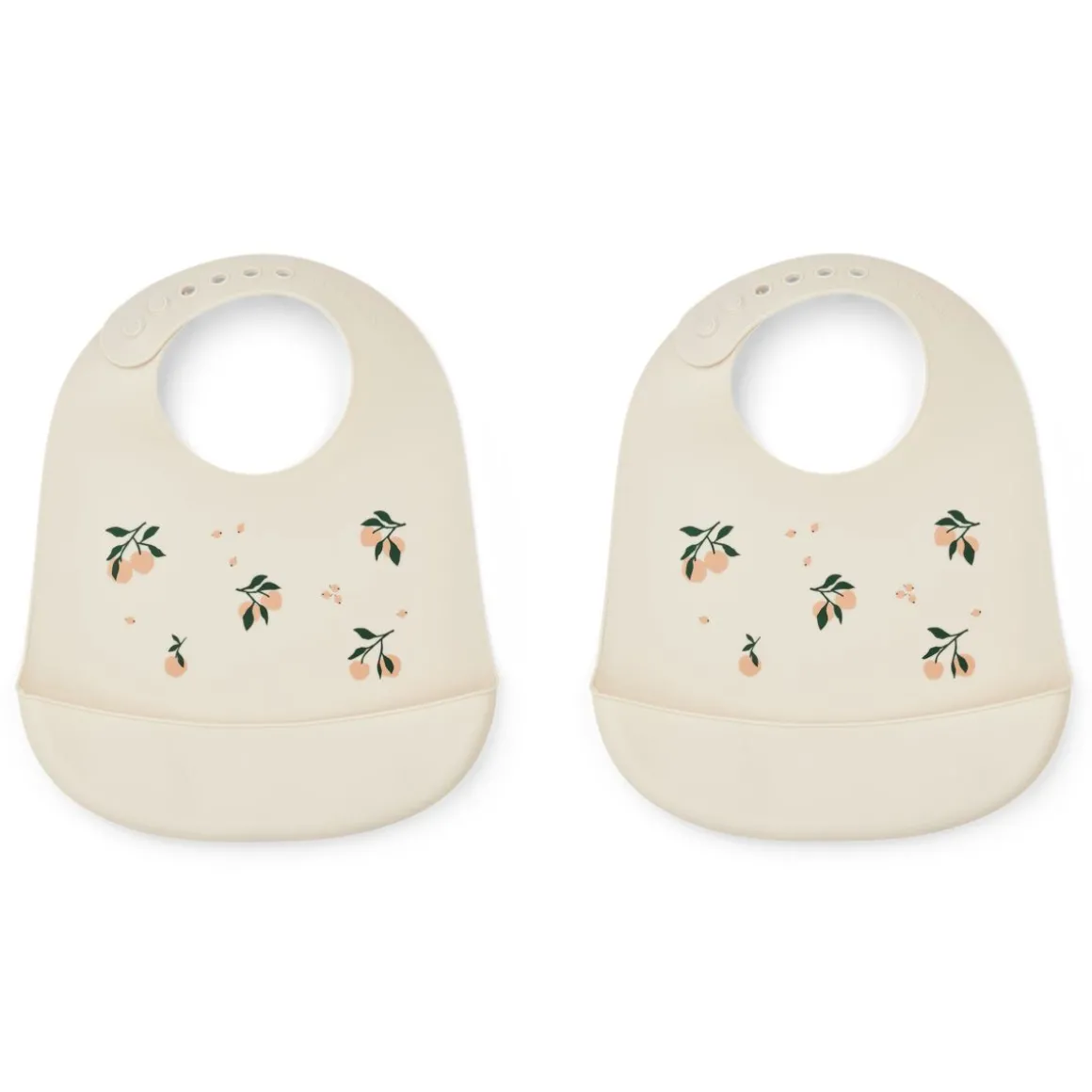 Lot de 2 bavoirs en silicone Tilda