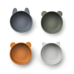Lot de 4 bols en silicone Iggy