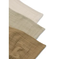 Lot de 3 langes en mousseline Lewis