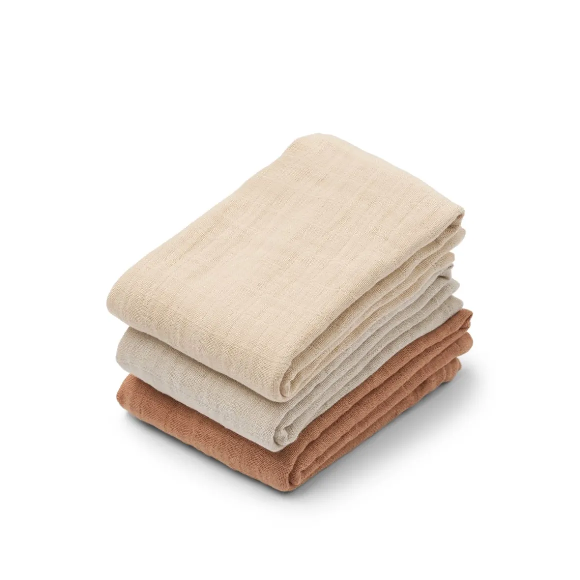 Lot de 3 langes en mousseline Lewis