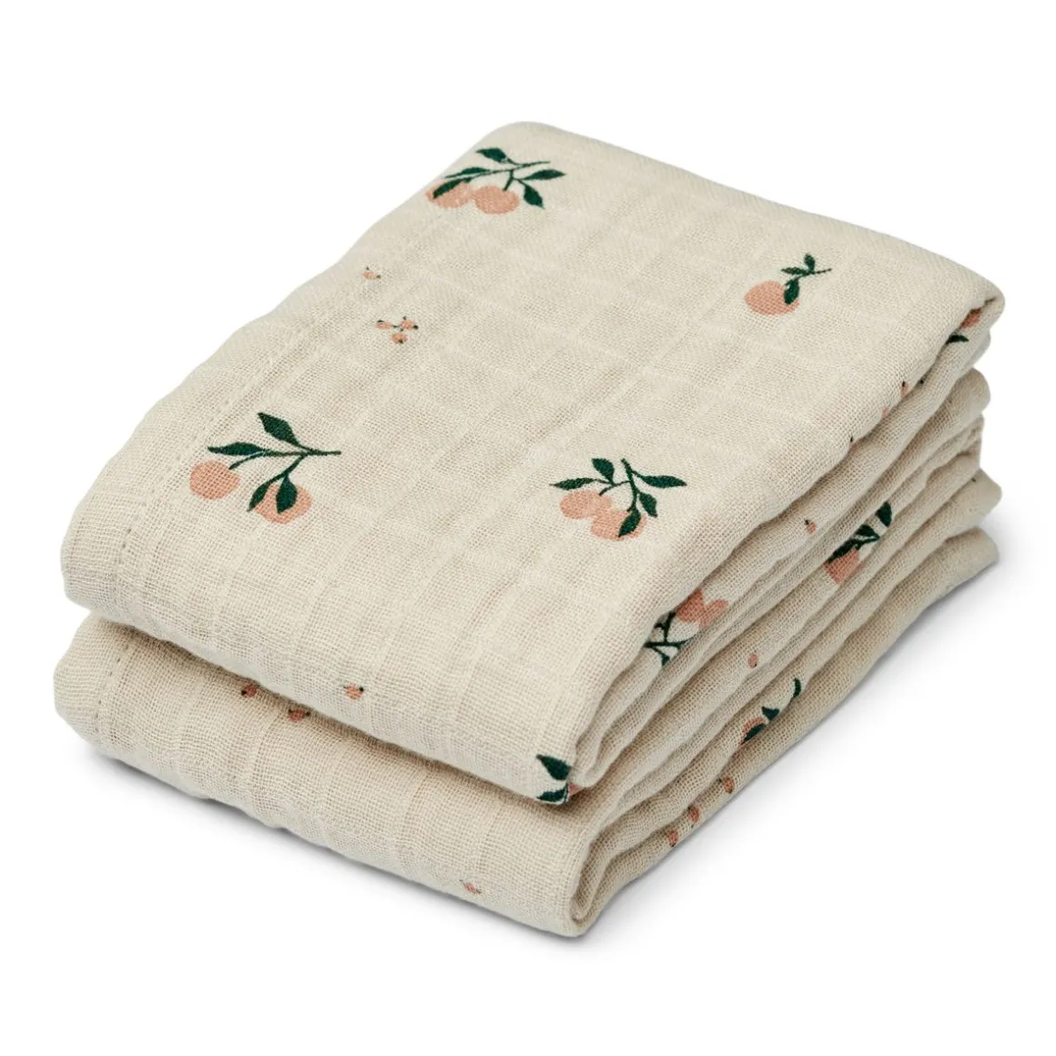 Lot de 2 langes en mousseline Lewis